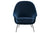 BAT HIGHBACK LOUNGE CHAIR - FULLY UPHOLSTERED - CONIC BASE