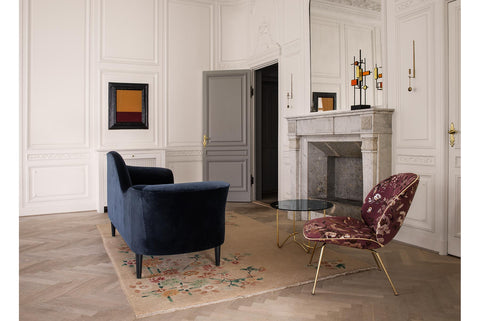 BEETLE LOUNGE CHAIR - FULLY UPHOLSTERED - CONIC BASE