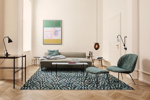 BEETLE LOUNGE CHAIR - FULLY UPHOLSTERED - 4- STAR BASE