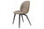 BEETLE DINING CHAIR - FULLY UPHOLSTERED - WOOD BASE