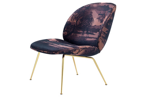 BEETLE LOUNGE CHAIR - FULLY UPHOLSTERED - CONIC BASE