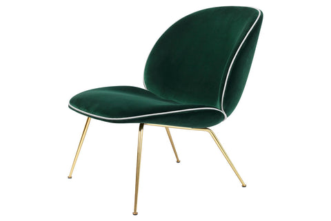 BEETLE LOUNGE CHAIR - FULLY UPHOLSTERED - CONIC BASE