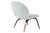 BEETLE LOUNGE CHAIR - FULLY UPHOLSTERED - WOOD BASE