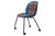BEETLE MEETING CHAIR -FULLY UPHOLSTERED - 4 LEGS WITH CASTORS