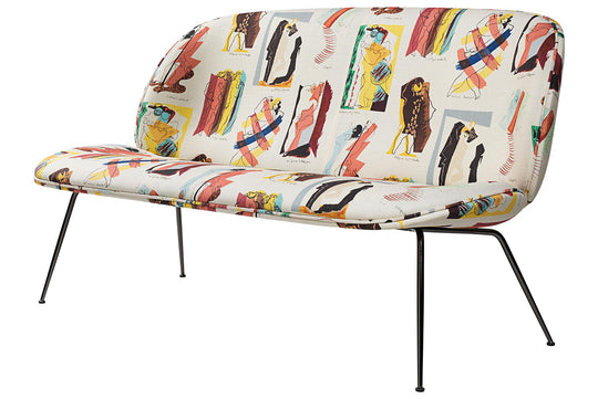 BEETLE SOFA - FULLY UPHOLSTERED - CONIC BASE