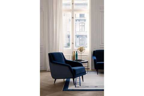 ADNET COFFEE TABLE - ROUND - GLASS TOP - LARGE