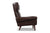 SVEND SKIPPER HIGHBACK LOUNGE CHAIR IN PATINATED BROWN LEATHER