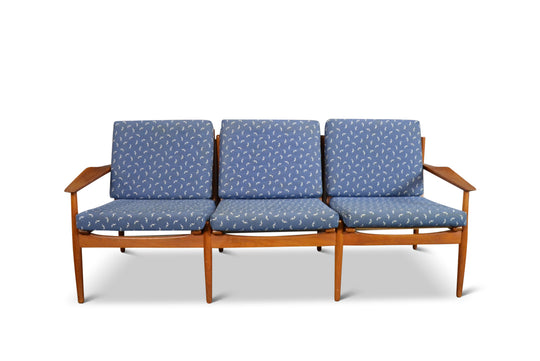 ARNE VODDER THREE SEAT SOFA IN TEAK