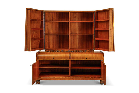 1940s SWEDISH MODERN BAR CABINET BY AB SEFFLE