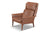 HIGHBACK LOUNGE CHAIR IN ROSEWOOD + LEATHER