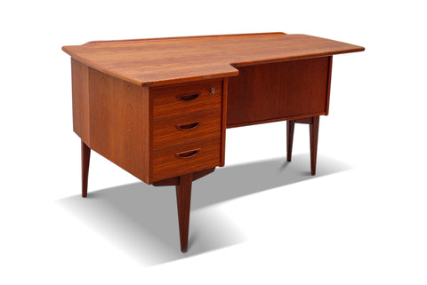 TEAK BOOMERANG DESK BY GORAN STRAND