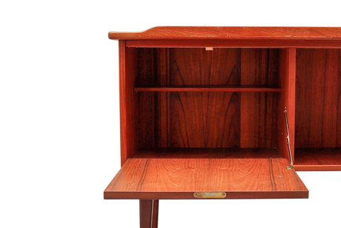 TEAK BOOMERANG DESK BY GORAN STRAND