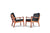 PAIR OF OLE WANSCHER SENATOR LOUNGE CHAIRS IN TEAK AND BLACK LEATHER