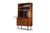 LYBY MOBLER SMALL SIDEBOARD IN ROSEWOOD WITH REMOVABLE HUTCH AND BAR