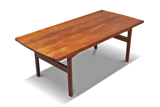SOLID TEAK COFFEE TABLE BY TOVE + EDVARD KINDT-LARSEN #2