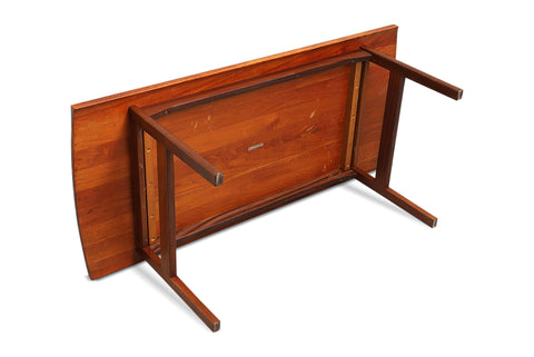 Solid Teak Coffee Table by Tove + Edvard Kindt-Larsen Bottom view