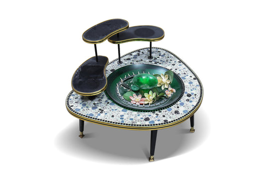 1950s GERMAN ATOMIC PLANT STAND / FOUNTAIN