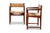 ON HOLD - SET OF FOUR TEAK + CANE ARMCHAIRS BY PETER HVIDT