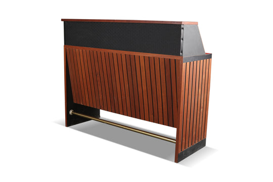 1960's FREESTANDING BAR IN TEAK