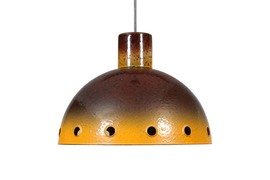 1970s ENAMEL PENDANT LAMP