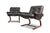 PAIR OF CANTILEVERED LEATHER LOUNGE CHAIRS BY INGMAR RELLING