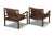 PAIR OF ARNE NORELL SIROCCO SAFARI CHAIRS IN ROSEWOOD