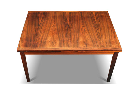 DRAW LEAF BRAZILIAN ROSEWOOD DINING TABLE BY KAI WINDING