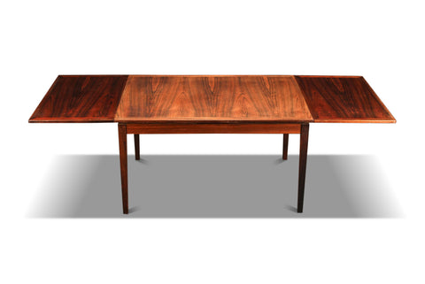 DRAW LEAF BRAZILIAN ROSEWOOD DINING TABLE BY KAI WINDING