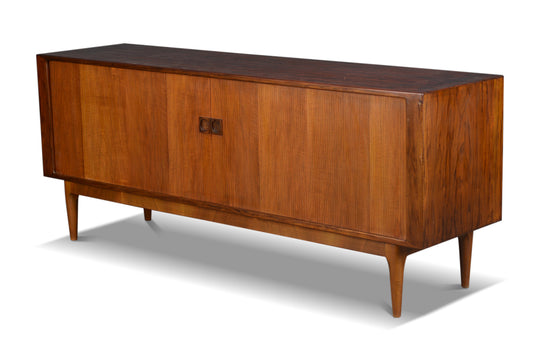 GORGEOUS LOW TAMBOUR CREDENZA IN ROSEWOOD