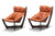 PAIR OF LUNA LOUNGE CHAIRS BY ODD KNUTSEN