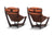 PAIR OF LUNA LOUNGE CHAIRS BY ODD KNUTSEN