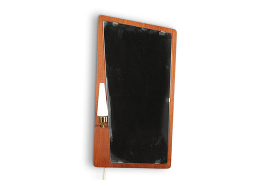 ATOMIC DANISH WALL MIRROR WITH BUILT IN LIGHT