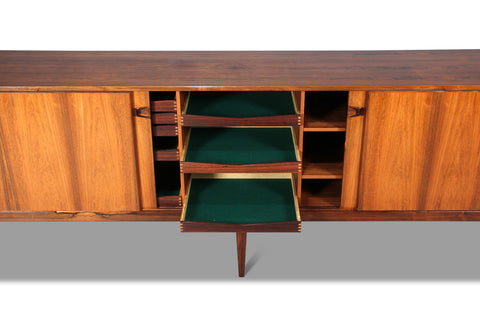 MASSIVE BRAZILIAN ROSEWOOD CREDENZA BY HENRY ROSENGREN HANSEN