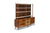 EXPERTLY CRAFTED EARLY KURT OLSEN DESIGNED WALL UNIT IN WALNUT WITH TAMBOUR DOORS