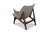 A FRAME LOUNGE CHAIR IN TEAK BY CARL EDWARD MATTHES