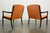 PAIR OF OLE WANSCHER LOUNGE CHAIRS IN MAHOGANY