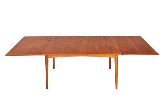HANS J. WEGNER TEAK + OAK DROP LEAF DINING TABLE