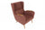 "TIZIANO" LOUNGE CHAIR IN BURNT UMBER