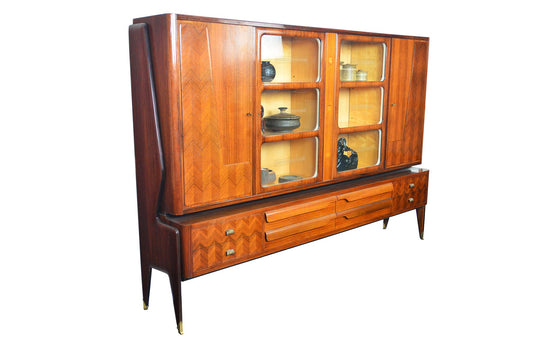 ITALIAN MODERN ROSEWOOD BOOKCASE BY VITTORIO DASSI