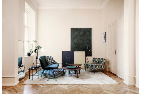 TS CONSOLE - 2 RACKS WITH TRAY - BLACK BASE - RECTANGULAR