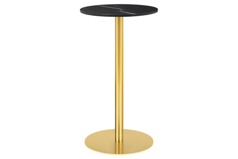 GUBI 1.0 BAR TABLE - BRASS BASE - MEDIUM
