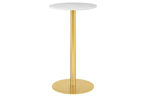 GUBI 1.0 BAR TABLE - BRASS BASE - MEDIUM