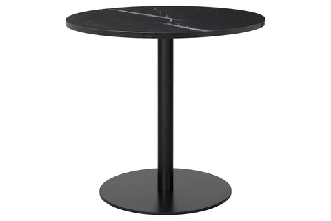 1.0 DINING TABLE - ROUND- BLACK BASE - LARGE