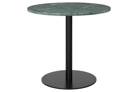 1.0 DINING TABLE - ROUND- BLACK BASE - LARGE