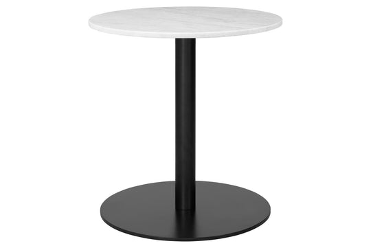 1.0 LOUNGE TABLE - ROUND - BLACK BASE - MEDIUM