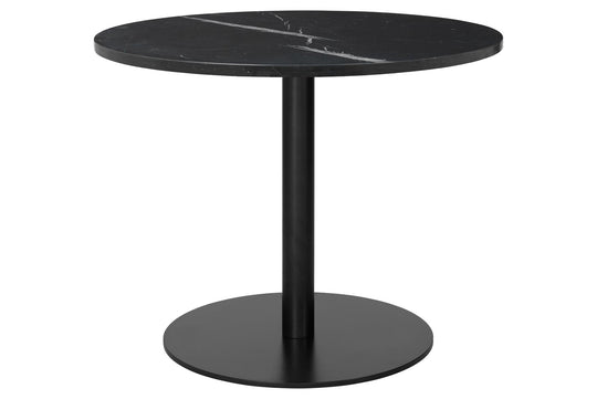 1.0 LOUNGE TABLE - ROUND - BLACK BASE - LARGE