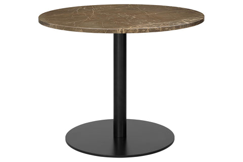 1.0 LOUNGE TABLE - ROUND - BLACK BASE - LARGE