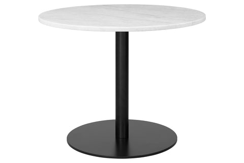 1.0 LOUNGE TABLE - ROUND - BLACK BASE - LARGE
