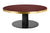 2.0 COFFEE TABLE - ROUND - BLACK BASE - SMALL