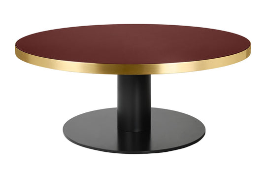2.0 COFFEE TABLE - ROUND - BLACK BASE - SMALL